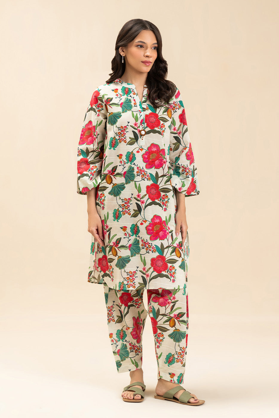 2 PIECE PRINTED DORIA LAWN SUIT (PRET)