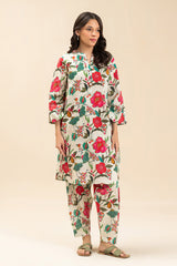 2 PIECE PRINTED DORIA LAWN SUIT (PRET)