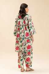 2 PIECE PRINTED DORIA LAWN SUIT (PRET)