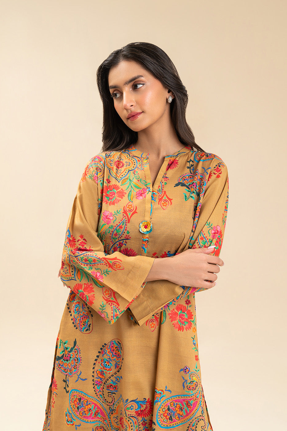 2 PIECE PRINTED DORIA LAWN SUIT (PRET)