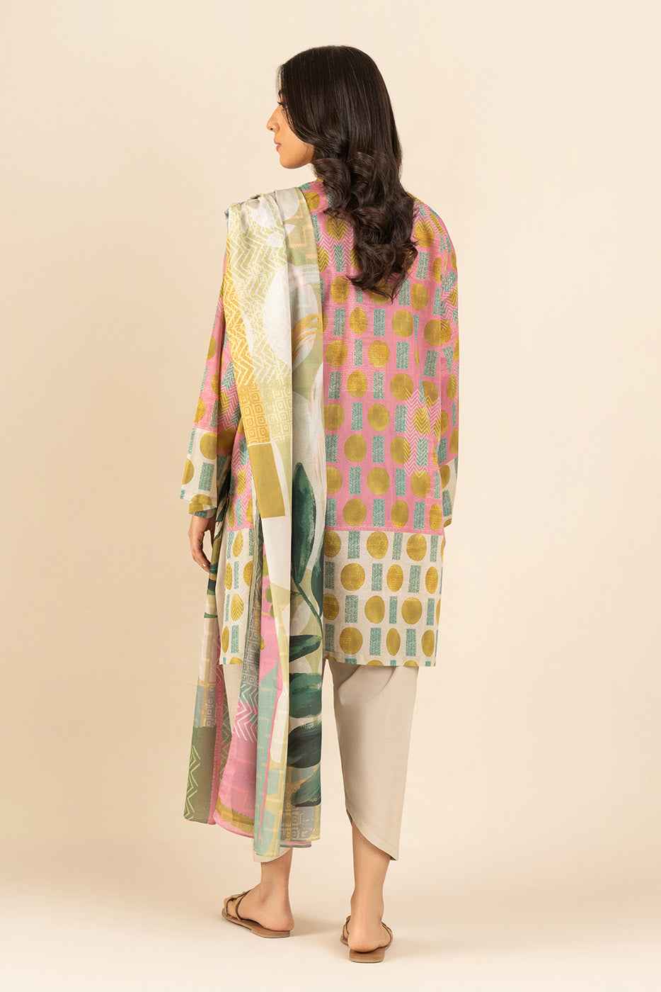 3 PIECE PRINTED LAWN SUIT (PRET)