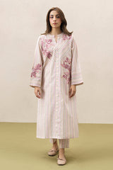 2 PIECE EMBROIDERED YARN DYED SUIT (PRET)