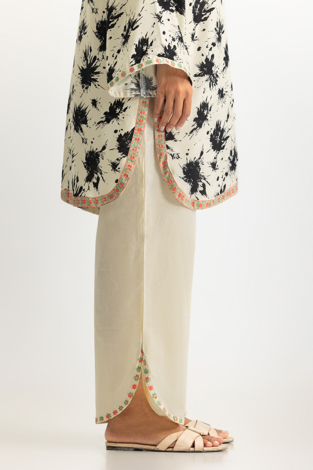 Blended Embroidered Co-Ord Set