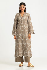Blended Embroidered Shirt And Dyed Trouser