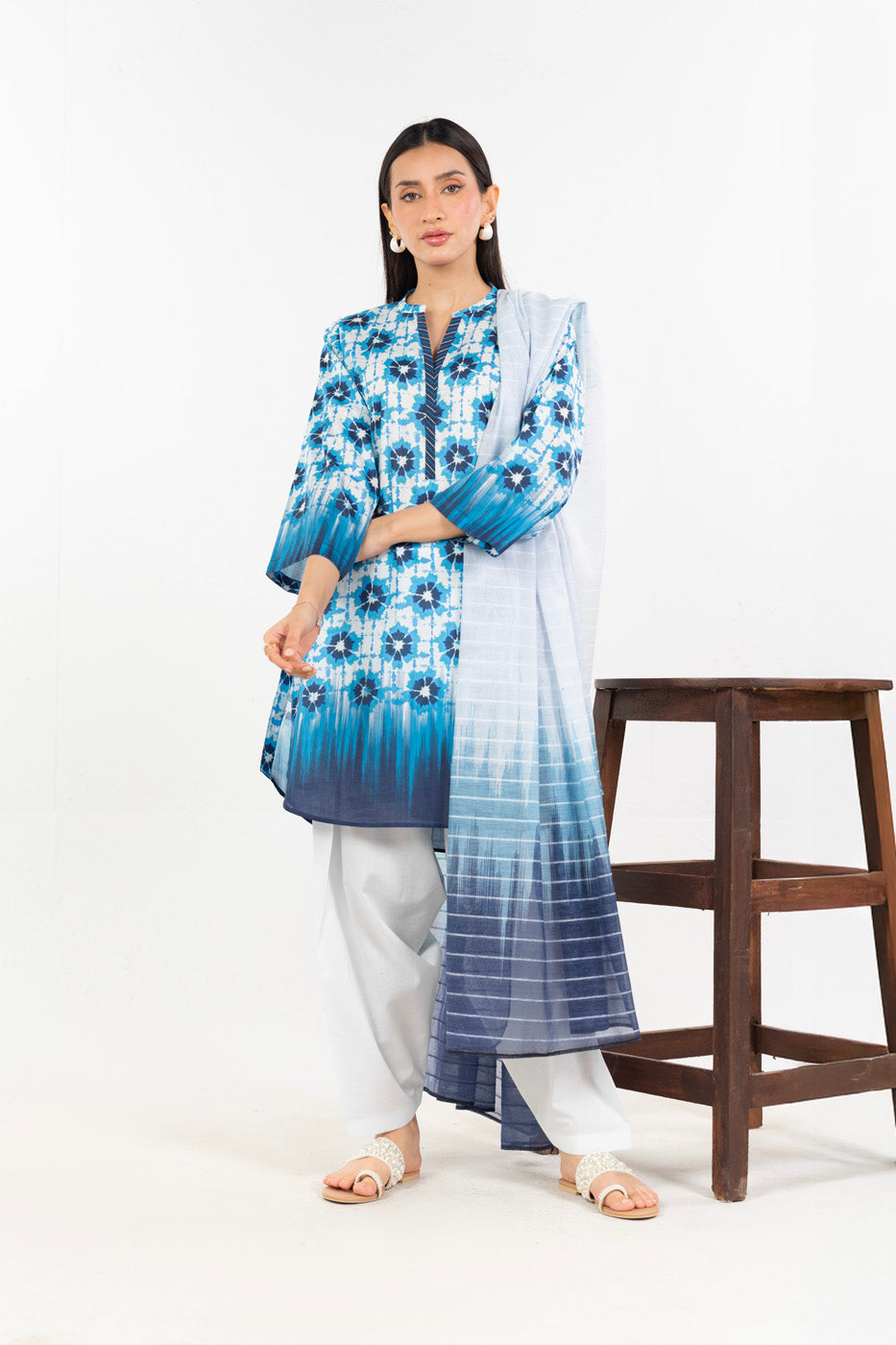 RTW | SHIRT, TROUSER & DUPATTA