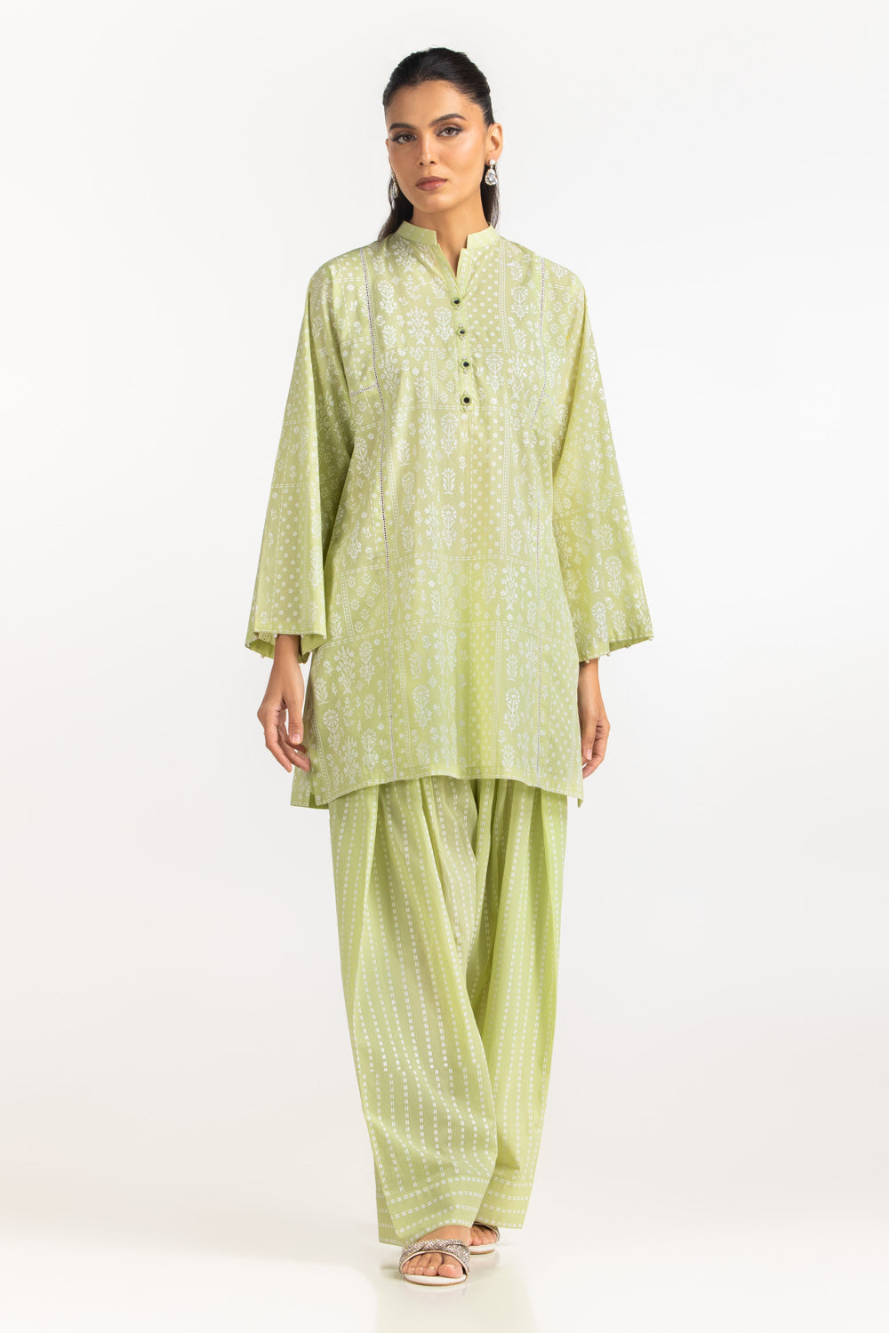 Cambric Block Printed Co-Ord Set