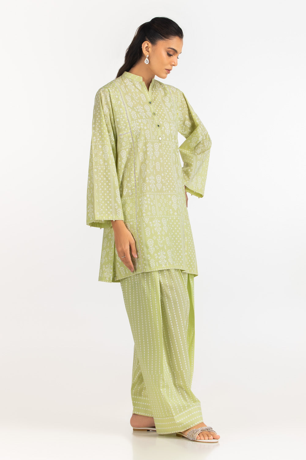 Cambric Block Printed Co-Ord Set
