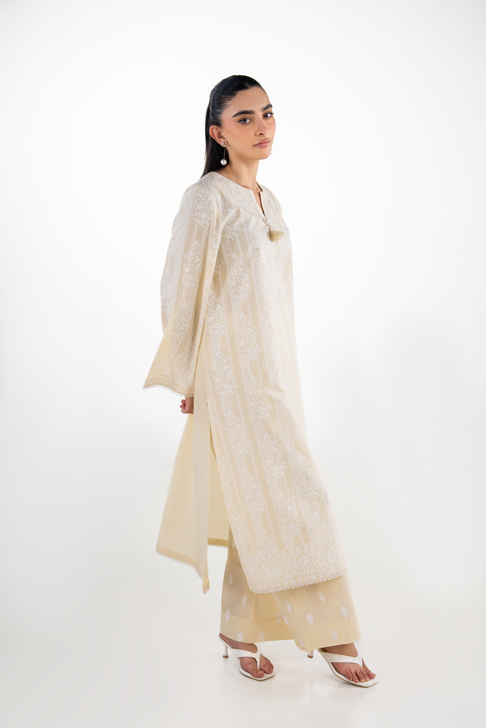 Cambric Block Printed Co-Ord Set