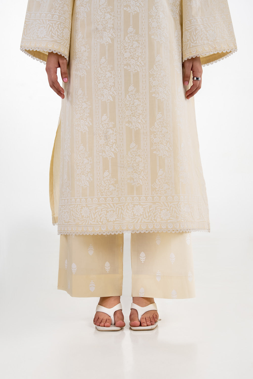 Cambric Block Printed Co-Ord Set
