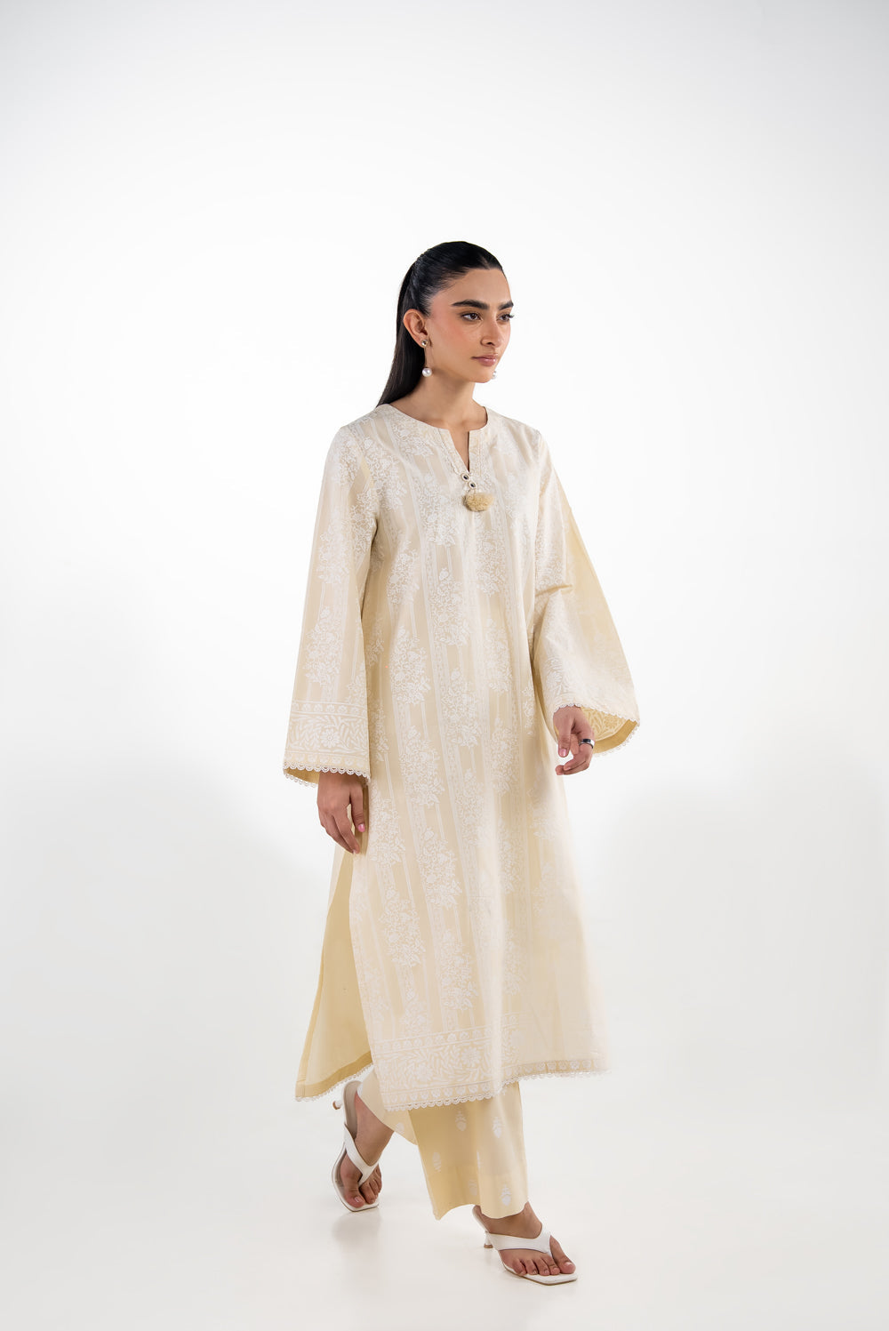 Cambric Block Printed Co-Ord Set