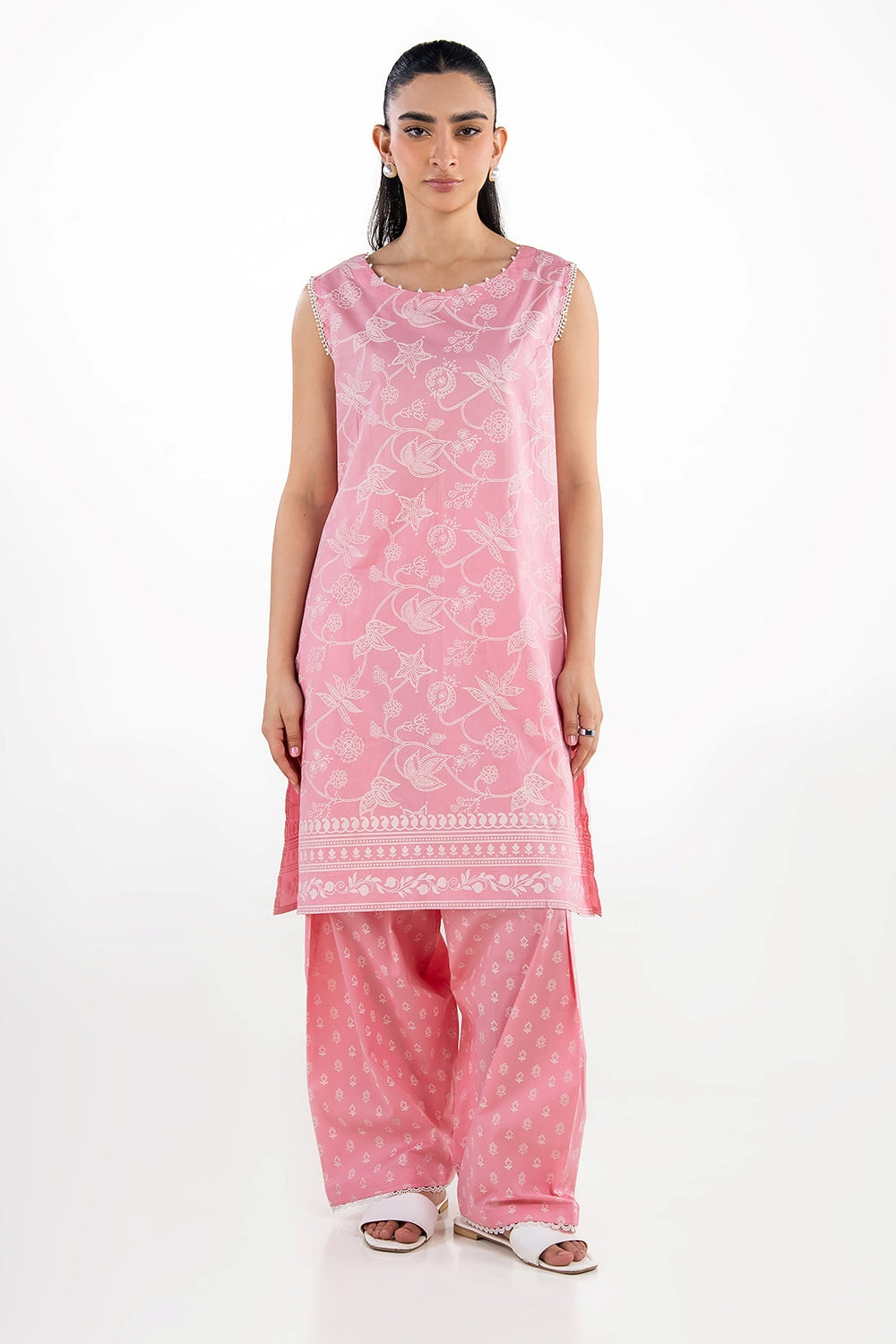 Cambric Block Printed Co-Ord Set