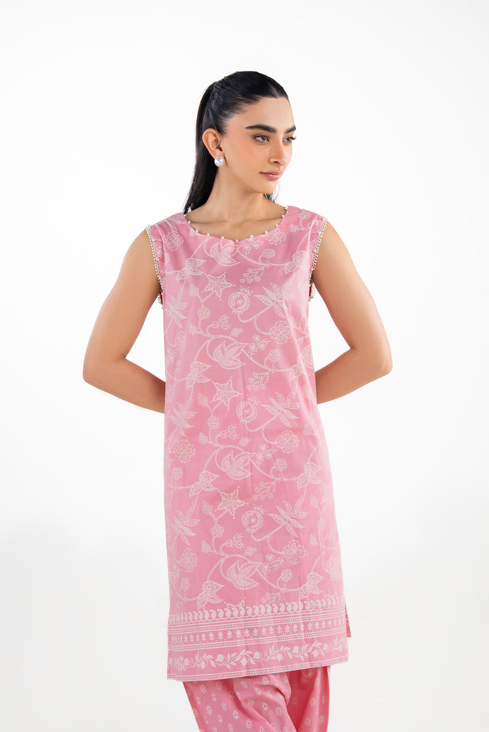 Cambric Block Printed Co-Ord Set
