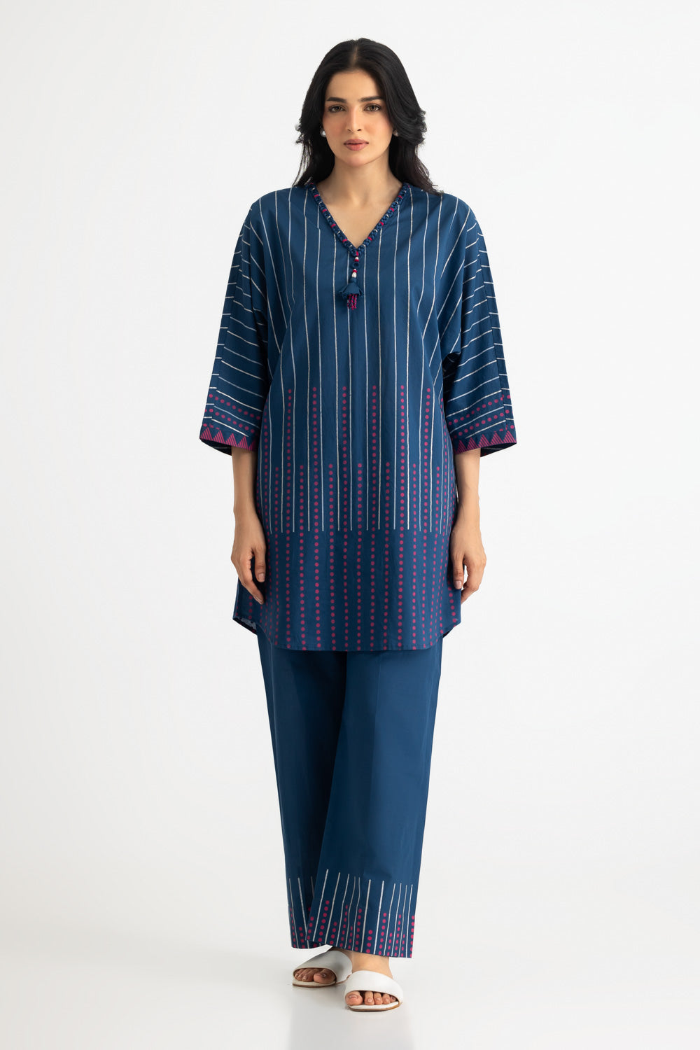Cambric Block Printed Co-Ord Set