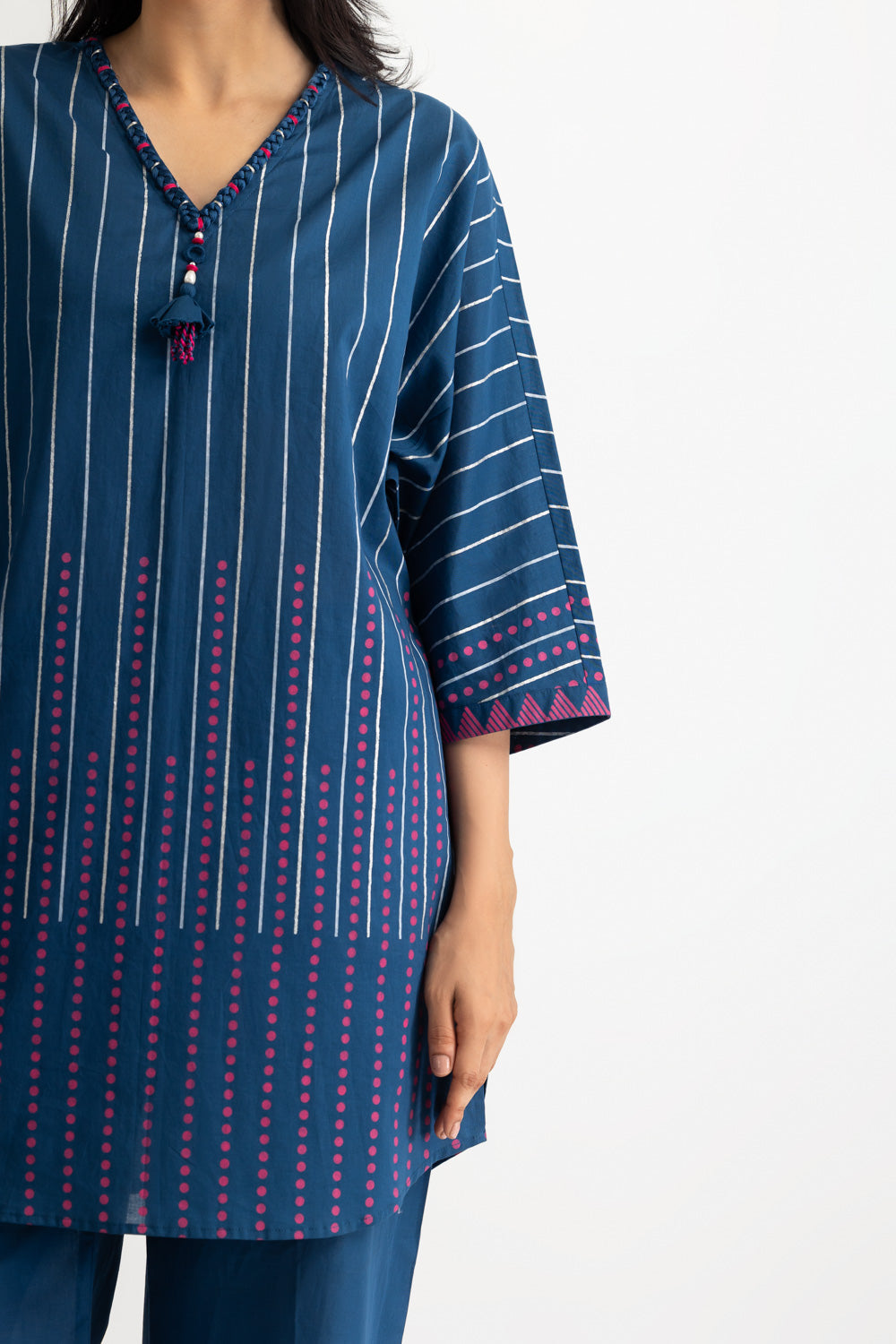 Cambric Block Printed Co-Ord Set