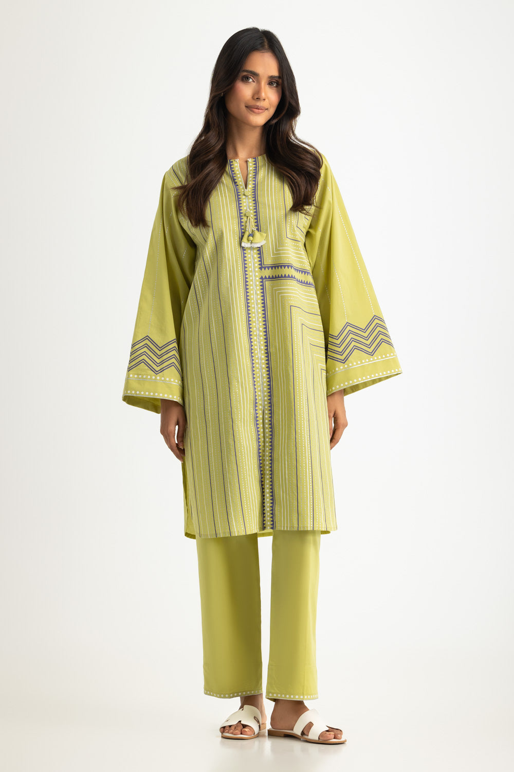 Cambric Block Printed Co-Ord Set