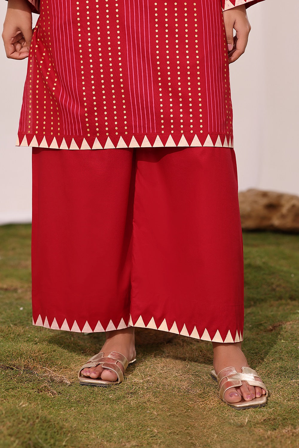 Cambric Block Printed Co-Ord Set