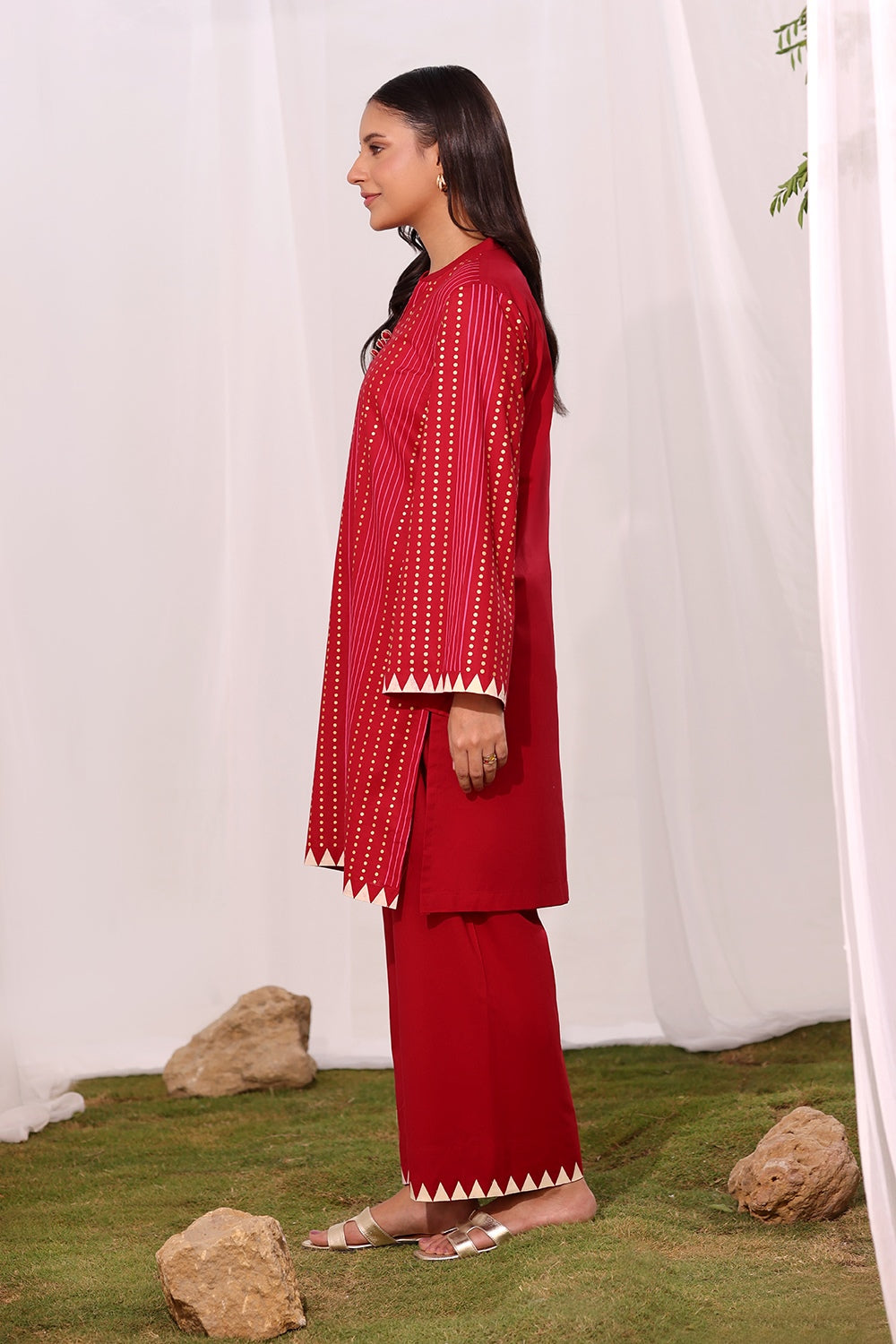 Cambric Block Printed Co-Ord Set