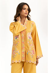 Cambric Embroidered Co-Ord Set