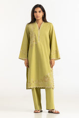 Cambric Embroidered Co-Ord Set