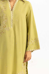Cambric Embroidered Co-Ord Set