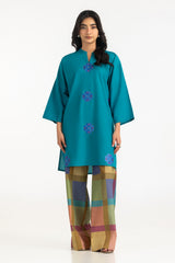 Cambric Embroidered Co-Ord Set