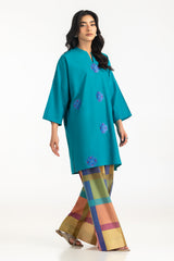 Cambric Embroidered Co-Ord Set