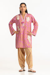 Cambric Embroidered Co-Ord Set
