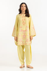 Cambric Embroidered Co-Ord Set