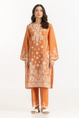 Cambric Embroidered Co-Ord Set