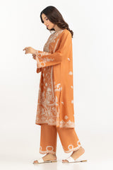 Cambric Embroidered Co-Ord Set