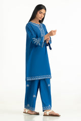 Cambric Embroidered Co-Ord Set