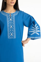Cambric Embroidered Co-Ord Set
