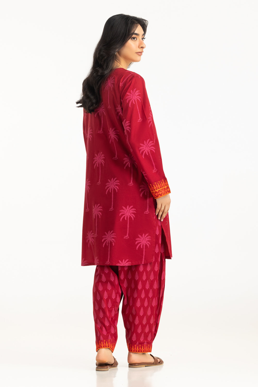 Cambric Embroidered Co-Ord Set