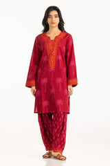 Cambric Embroidered Co-Ord Set