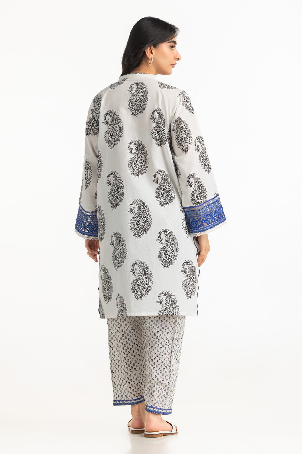 Cambric Embroidered Co-Ord Set