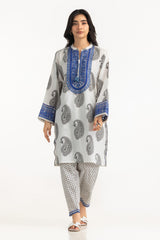 Cambric Embroidered Co-Ord Set