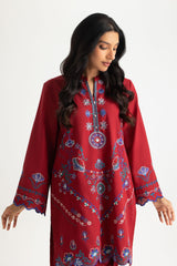 Cambric Embroidered Co-Ord Set