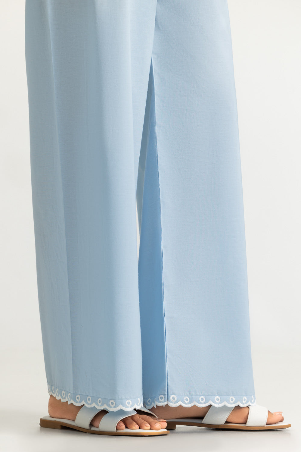 Cambric Embroidered Co-Ord Set