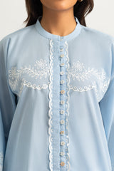 Cambric Embroidered Co-Ord Set