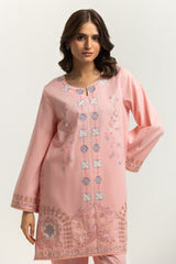 Cambric Embroidered Co-Ord Set
