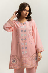 Cambric Embroidered Co-Ord Set