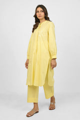 Cambric Embroidered Co-Ord Set