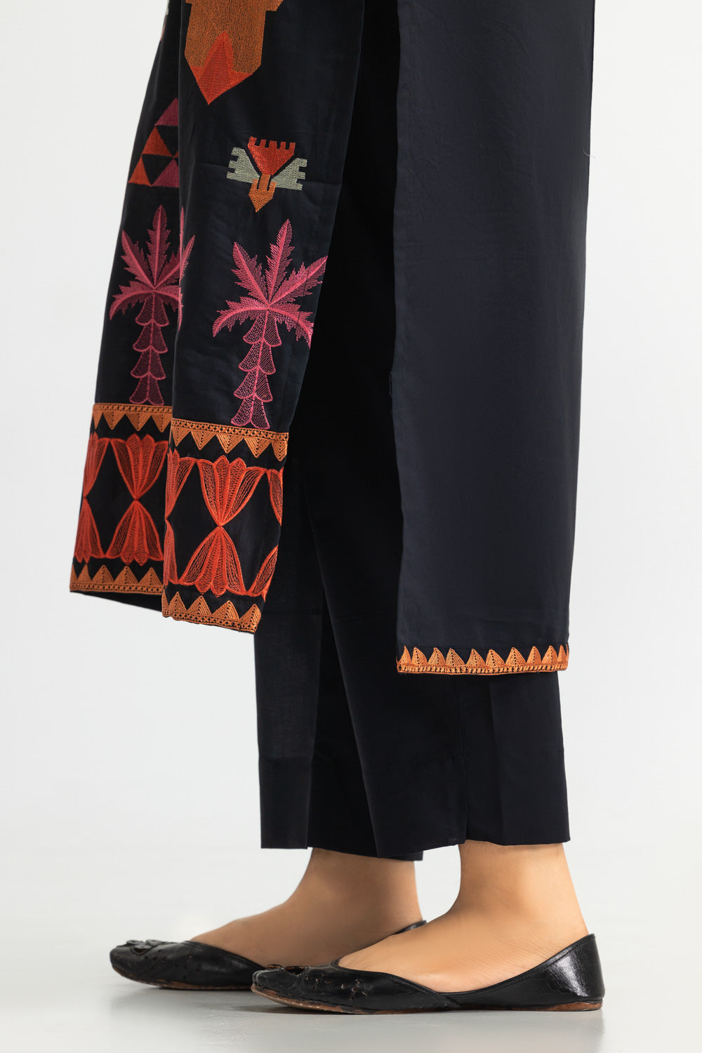 Cambric Embroidered Co-Ord Set