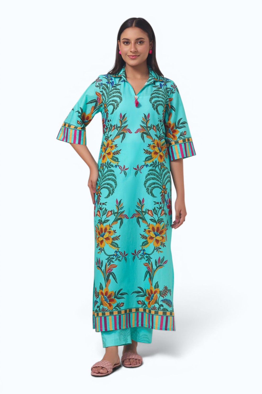 Cambric Printed Co-Ord Set