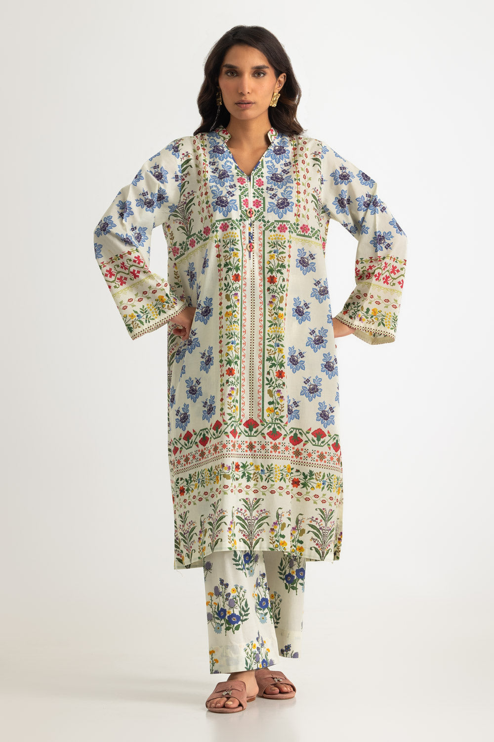 Cambric Printed Co-Ord Set