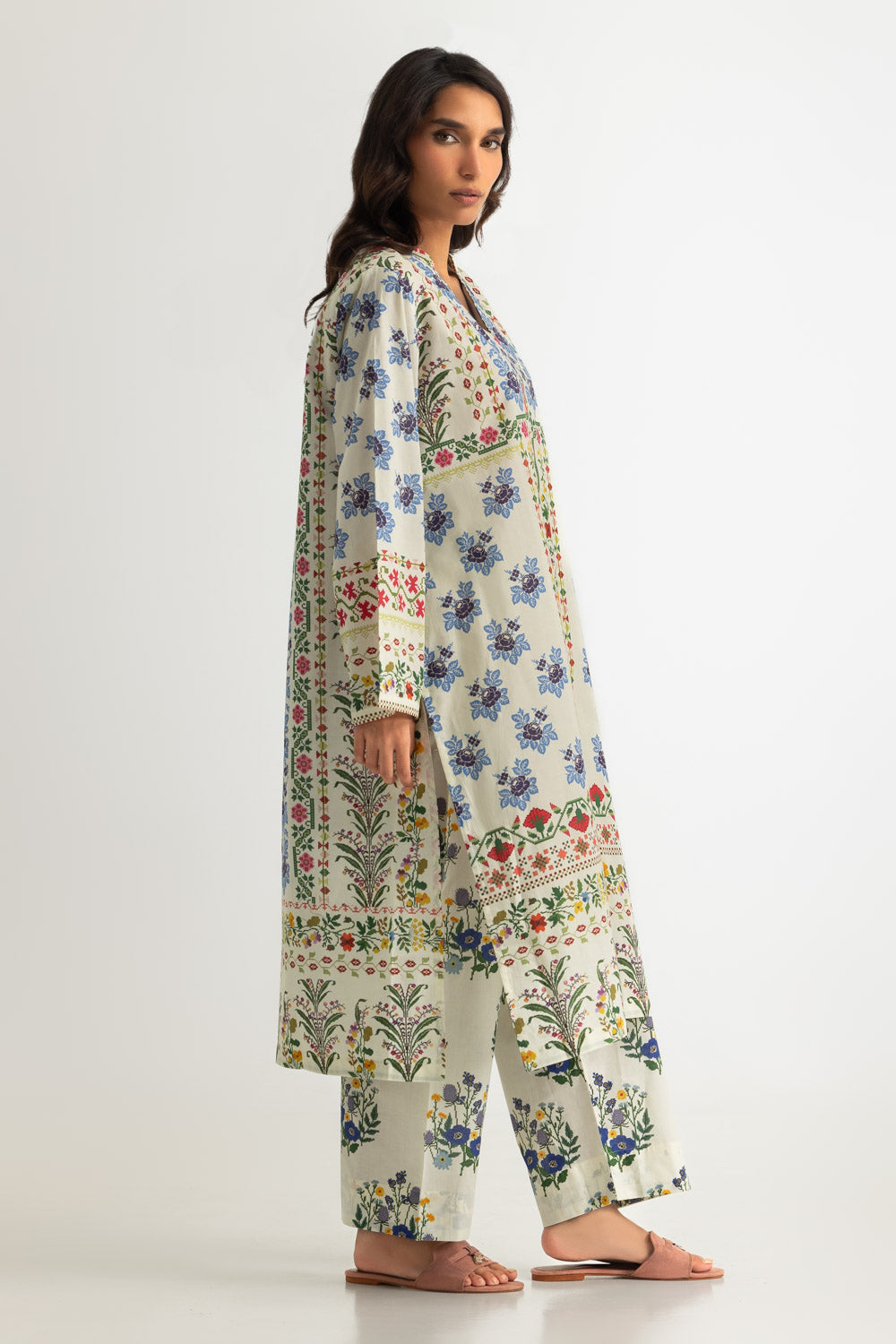 Cambric Printed Co-Ord Set