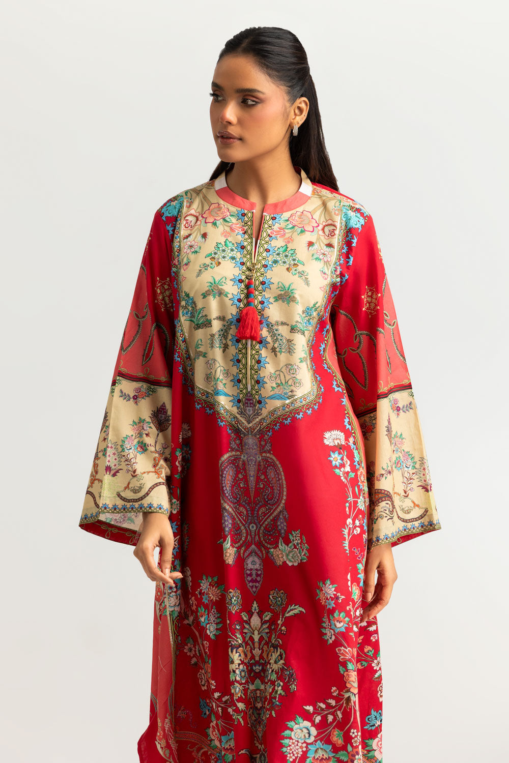 Cambric Printed Kaftan