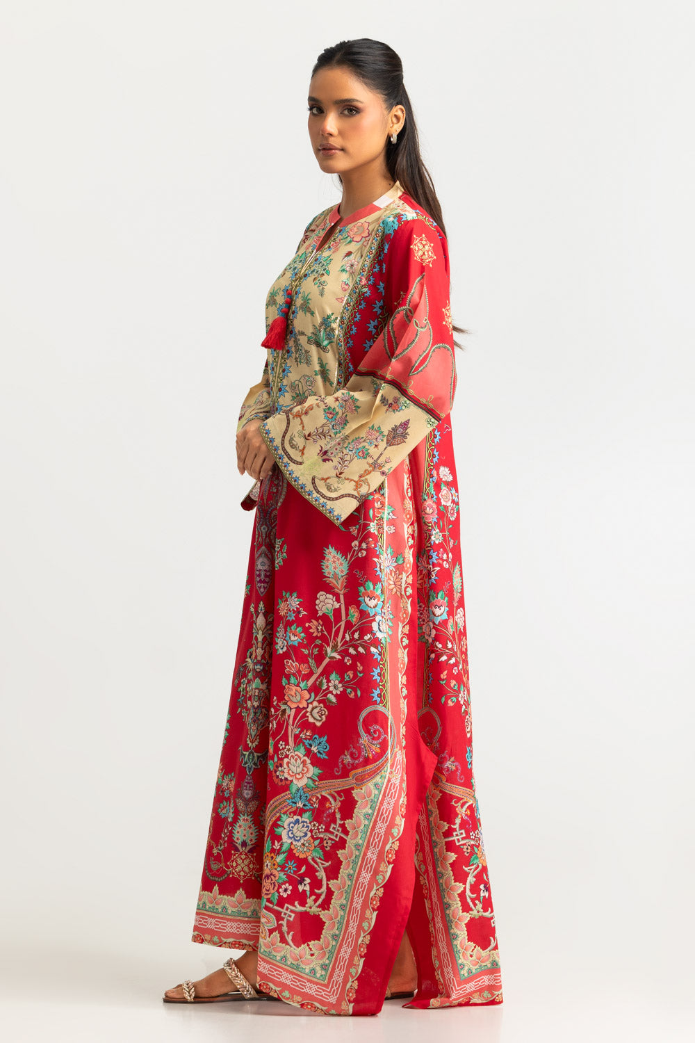 Cambric Printed Kaftan