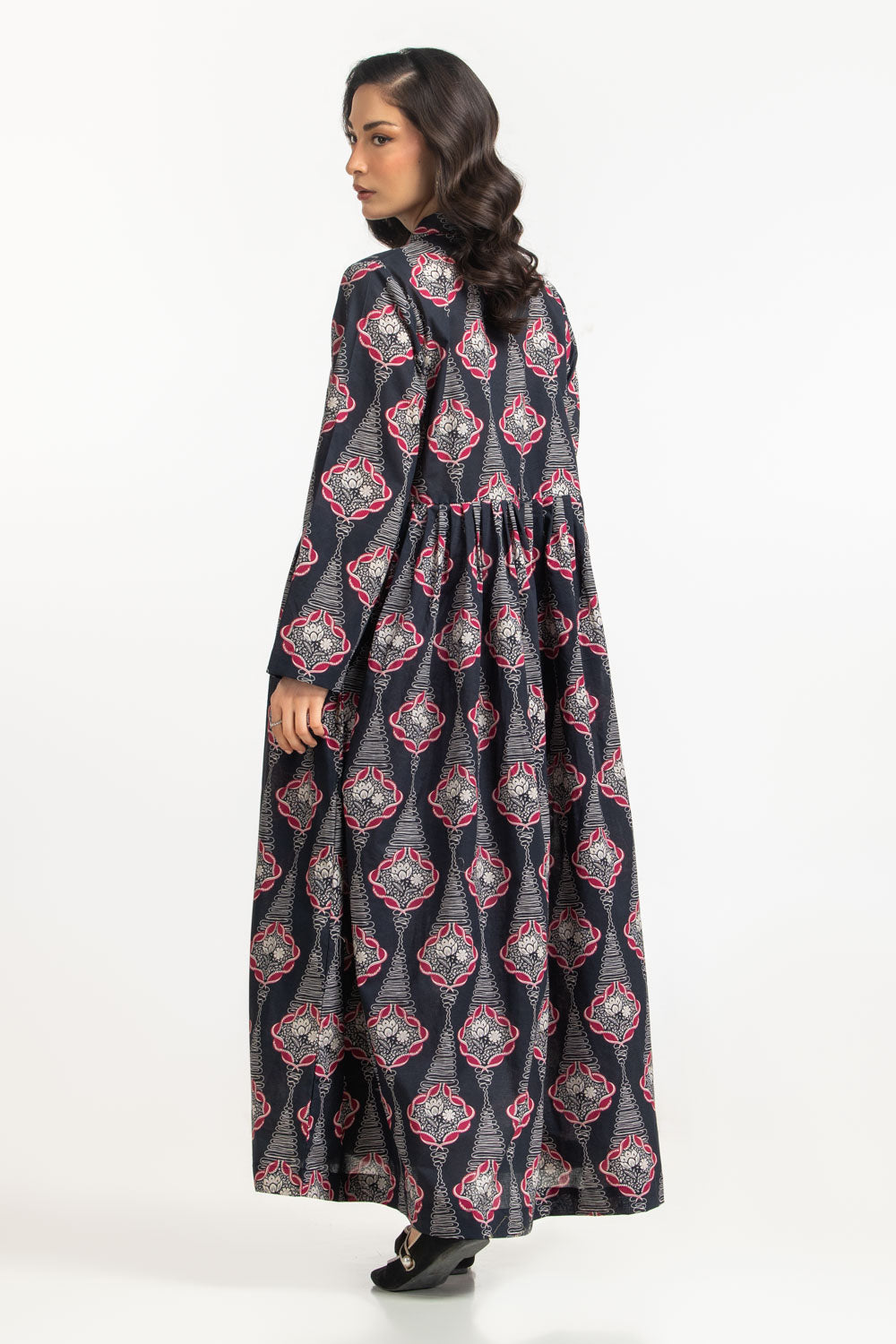 Cambric Printed Long Shirt
