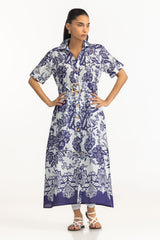 Cambric Printed Long Shirt